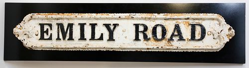 ANTIQUE CAST IRON "EMILY ROAD"