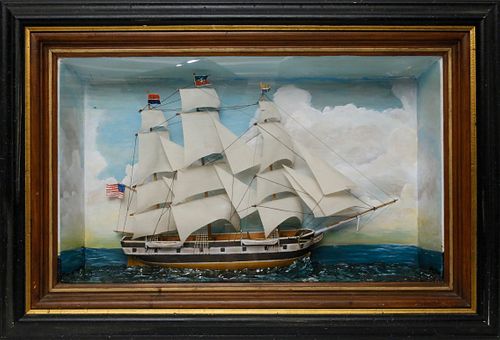 AMERICAN THREE-MAST CLIPPER SHIP