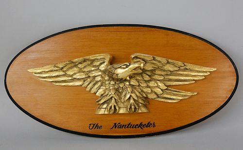 PAUL MCCARTHY CARVED AND GILT EAGLE