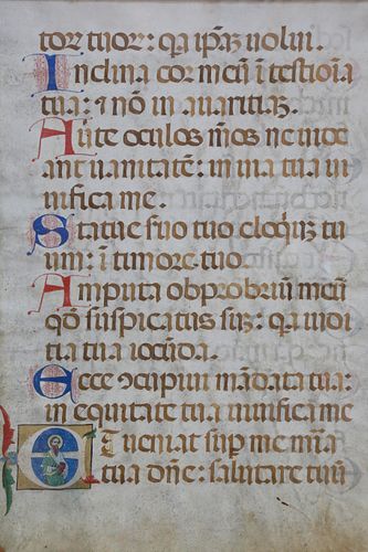 VELLUM PSALM 119:36-46Vellum Psalm