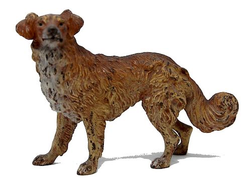 SETTER DOG COLD PAINTED VIENNA 37db2a