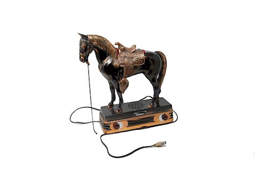 ABBOTWARES ART DECO HORSE RADIOAbbotwares 37dbbe