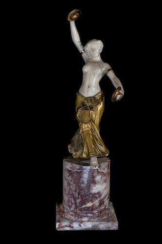 L. SOSSON FRENCH ART DECO BRONZE