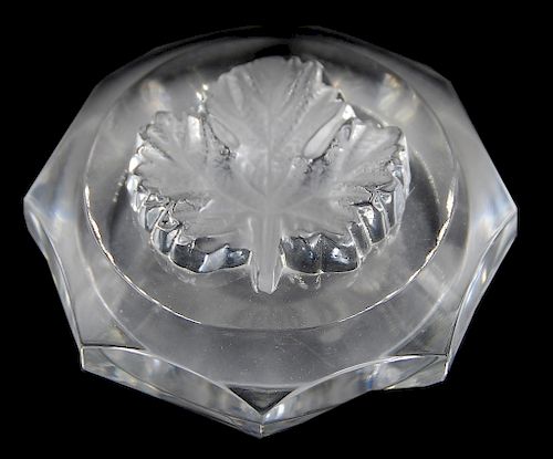 LALIQUE PAPERWEIGHTSigned Lalaique