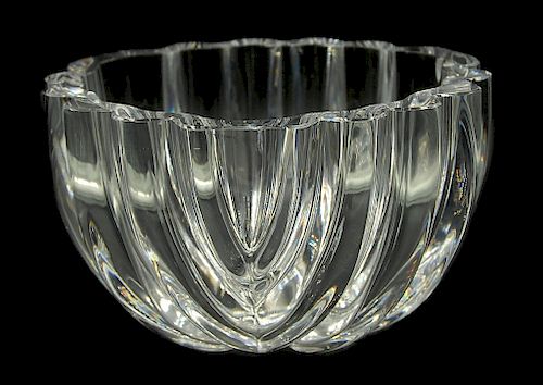 ORREFORS CRYSTAL BOWLSigned Orrefors