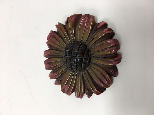 BAKELITE NY 502 FLOWERBakelite 37dd12