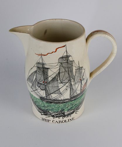 SHIP CAROLINE CREAMWARE LIVERPOOL