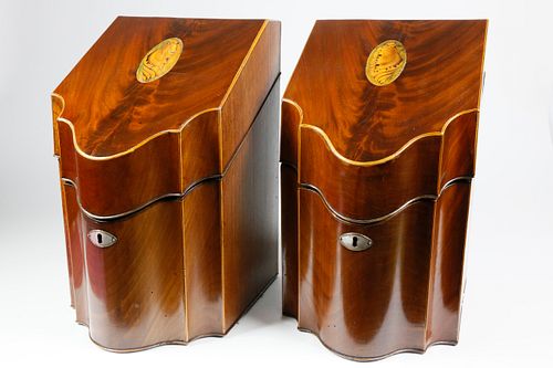 PAIR OF GEORGE III INLAID MAHOGANY 37dd6f