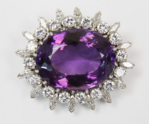 OVAL BRILLIANT CUT AMETHYST AND 37dd86