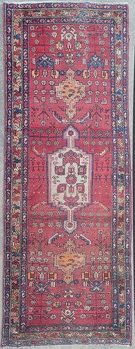 ANTIQUE HAND KNOTTED ORIENTAL CARPET 37ddde