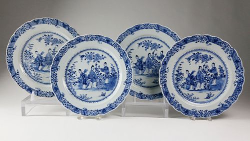 SET OF FOUR CHINESE EXPORT PORCELAIN