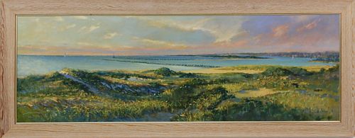 ILLYA KAGAN OIL ON LINEN PANORAMIC 37de20