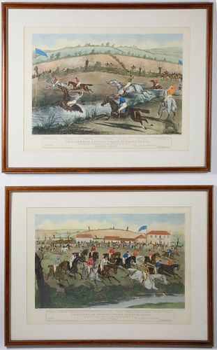 PAIR OF HUNTING PRINTS PUBLISHED 37deb6