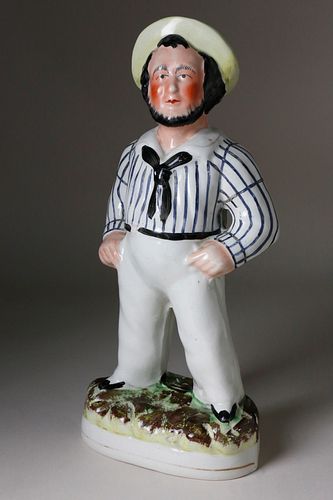 STAFFORDSHIRE FIGURE OF A   37df2d