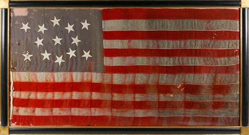 13 STAR AMERICAN FLAG LATE 19TH 37df5b