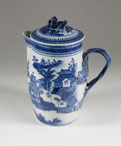 NANKING CIDER PITCHER, LATE 18TH
