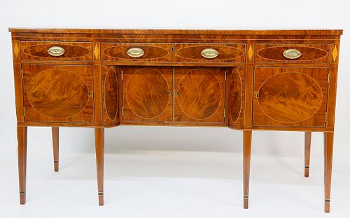 FEDERAL INLAID MAHOGANY SIDEBOARD  37dfbb