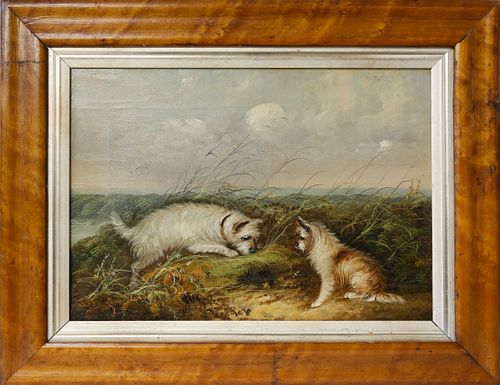 GEORGE ARMFIELD OIL ON CANVAS "TWO