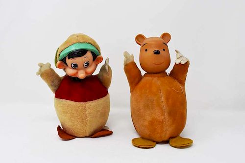 2 FELT DISNEY CHARACTERS BY GUND2