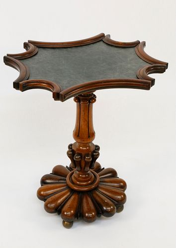 ENGLISH ROSEWOOD PETAL BASE OCCASIONAL