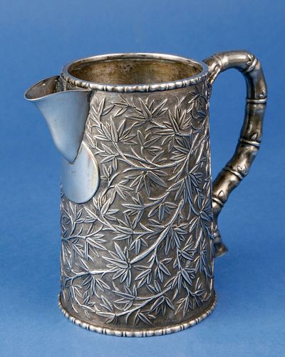 CHINESE EXPORT SILVER PITCHER BY 37e1cc
