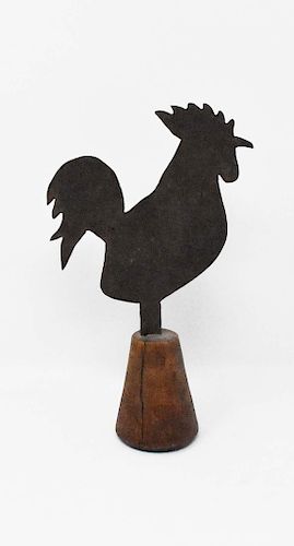 METAL CUTOUT OF A ROOSTERMetal