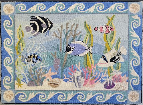 SIGNED CLAIRE MURRAY CORAL REEF 37e311