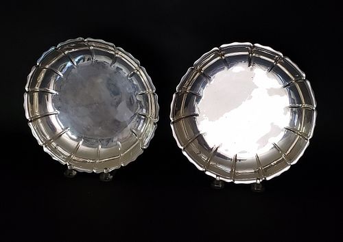 PAIR OF GEORGE V STERLING SILVER