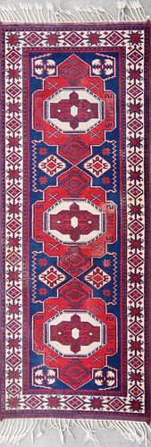 VINTAGE TURKISH TRIBAL CARPET RUNNERVintage 37e3a1