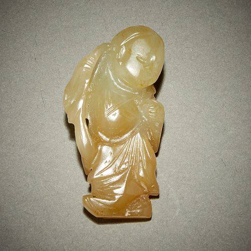 LATE 19TH C. CHINESE JADE CARVING