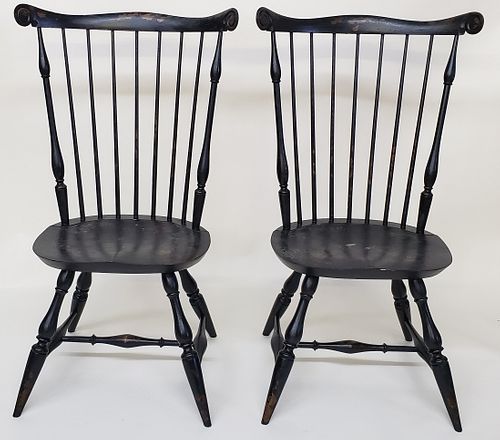 PAIR OF WARREN CHAIR WORKS NANTUCKET 37e544