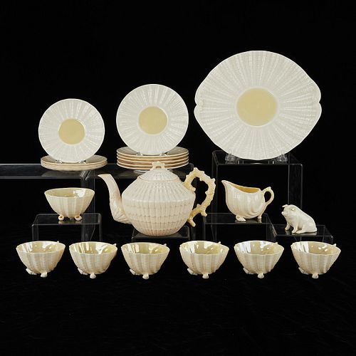 BELLEEK IRISH PORCELAIN SHELL TEA SERVICE