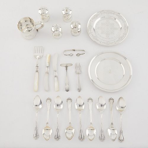 GROUP STERLING SILVER SILVERPLATE  37e629