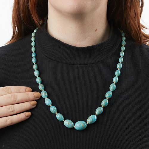 TURQUOISE BEADED NECKLACETurquoise 37e647