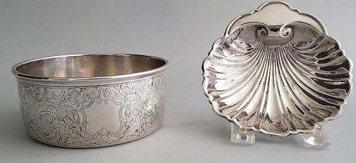 STERLING SILVER ENGRAVED BOWL AND