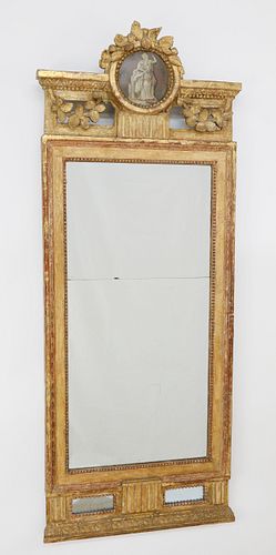 SWEDISH NEOCLASSICAL MIRROR CIRCA 37e6cb