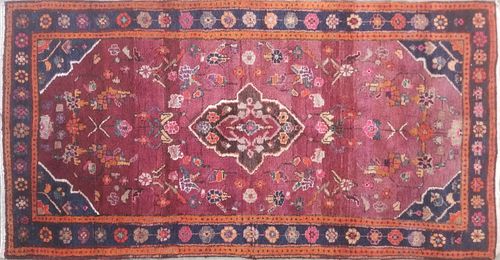 VINTAGE MAHAL HAND KNOTTED WOOL 37e6f9