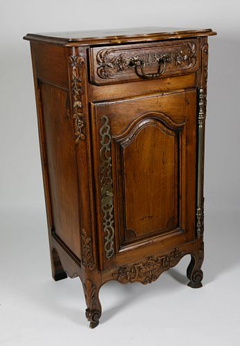 FRENCH PROVINCIAL CARVED WALNUT