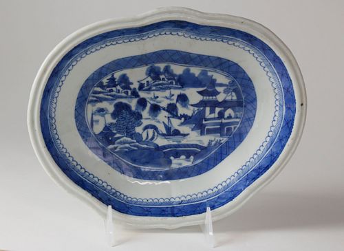 19TH CENTURY CHINESE CANTON BLUE 37e74a