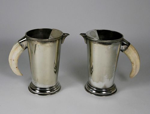PAIR OF ENGLISH SILVER PLATE ICE 37e764