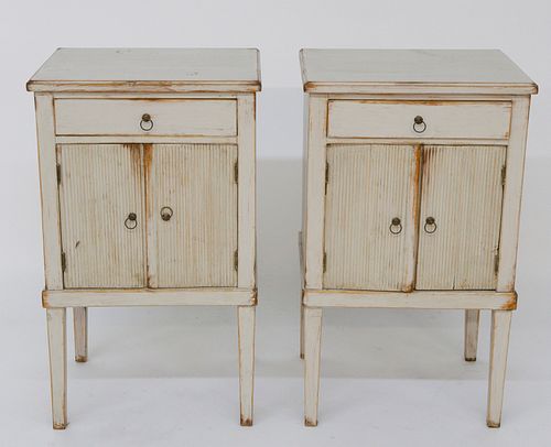 PAIR OF SCANDINAVIAN LIME WASHED