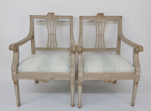 PAIR OF SWEDISH GUSTAVIAN STYLE 37e7bf