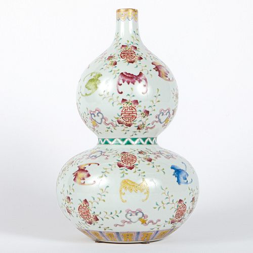 MODERN CHINESE PORCELAIN DOUBLE