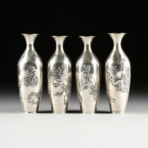 A SET OF FOUR JAPANESE FLOWER 380fb5