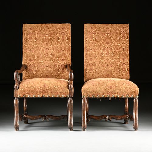 A SET OF TEN LOUIS XIV STYLE UPHOLSTERED 380fd0