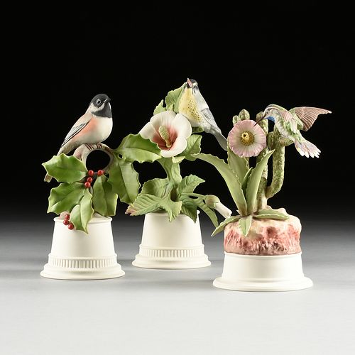 A GROUP OF FOUR BOEHM BONE PORCELAIN 381046