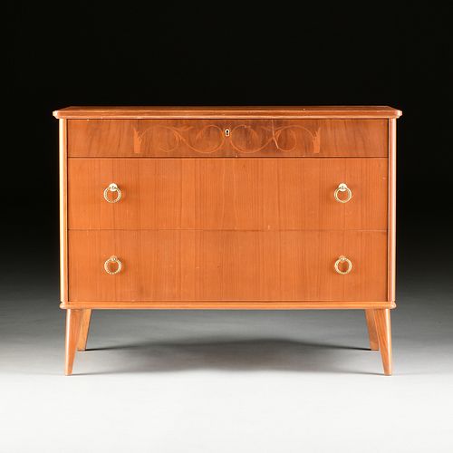 A MID CENTURY MODERN MARQUETRY 381086