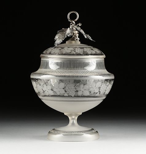 A DUTCH SILVER MOUNTED ETCHED AND 3810ce