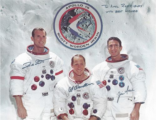 A GROUP OF ELEVEN NASA ASTRONAUT