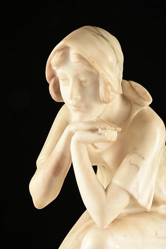 ITALIAN SCHOOL A MARBLE SCULPTURE  3811a0